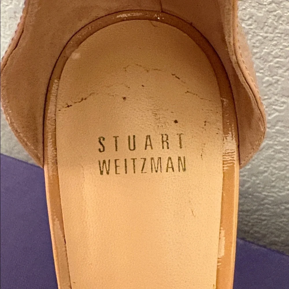 Stuart Weitzman Nude Heeled Sandals